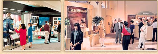 hubbard life exhibition interior
