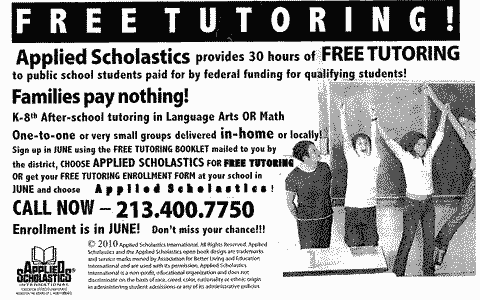 Free scientology tutoring