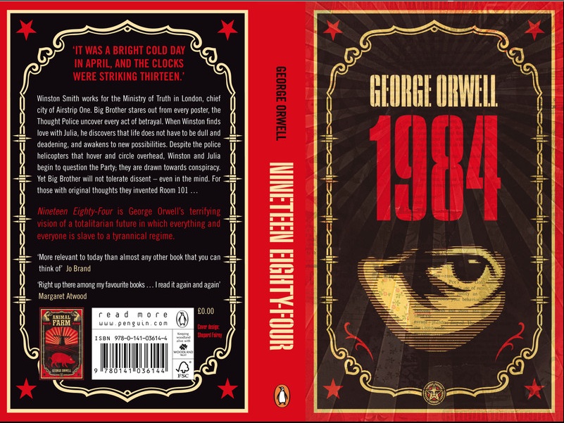 george orwell 1984 book cover