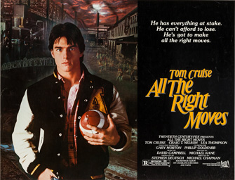 all the right moves movie poster
