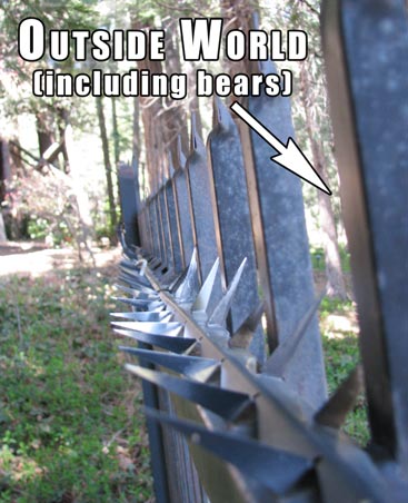 twin peaks razor fence